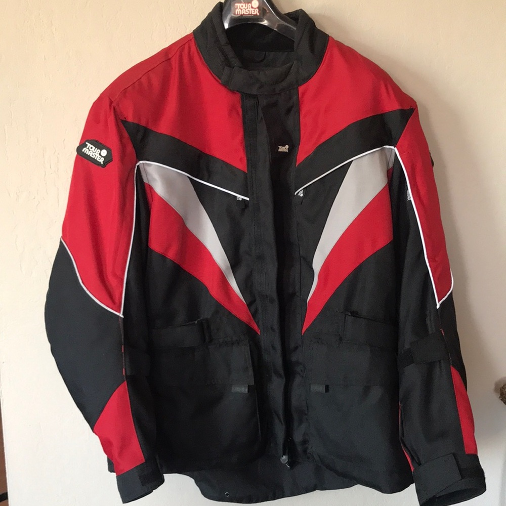 Mens motorcycle jacket tour master saber XL